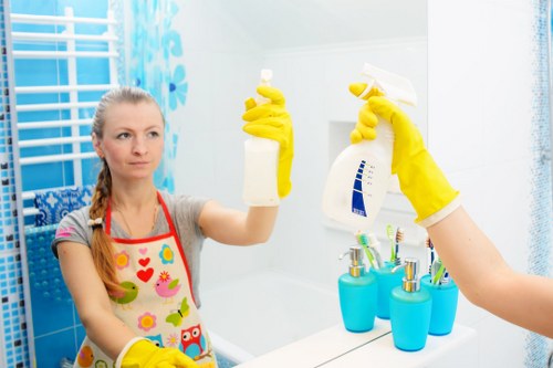 Professional pet stain odour removal service in a Knightsbridge home carpeted hallway