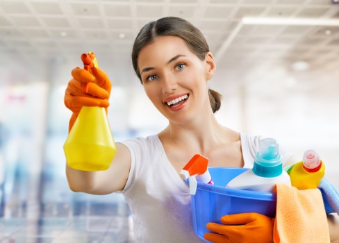 Knightsbridge carpet cleaners working safely in a property