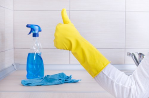 Routine housekeeping in a secure Knightsbridge property