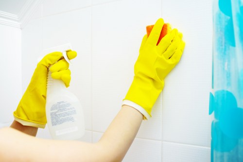 Careful dust removal and washing for a luxury rug
