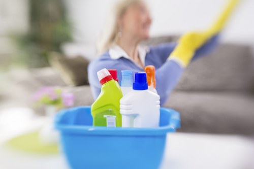 Detailed patio washing service for a Knightsbridge residential terrace