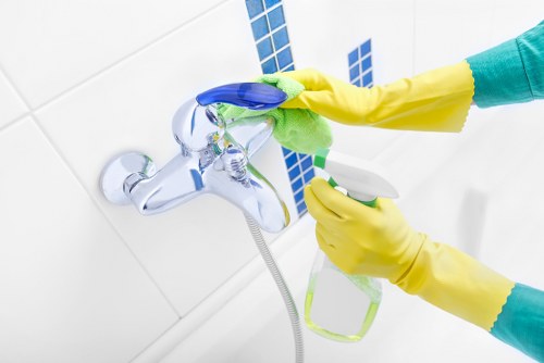 Local cleaners preparing a Knightsbridge property for new occupants