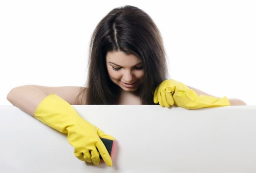 Furniture and household items prepared for clearance in Knightsbridge